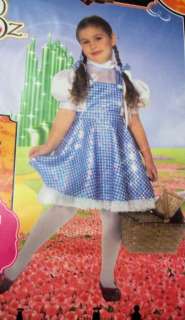 Girls Halloween Dorothy of Oz Costume Plus 10.5 12.5  