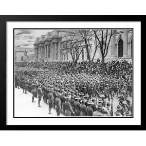  New York City World War I 25x29 Framed and Double Matted 