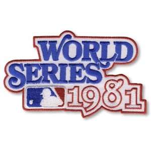  1981 World Series MLB Baseball Patch   Los Angeles Dodgers 