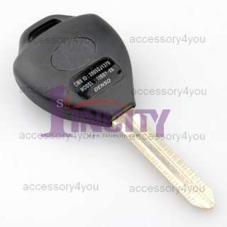 UNCUT REMOTE KEY FOR TOYOTA CAMRY YARIS RAV4 COROLLA  