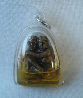 Blessed tantric love Amulet filled with magic oil and a Temple cloth 