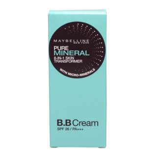 2010 MAYBELLINE Pure Mineral BB Cream SPF26 PA+++ 6ml NIB  