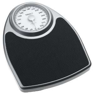   Conair TH100 Extra Large Dial Analog Precision Scale, Black and Silver