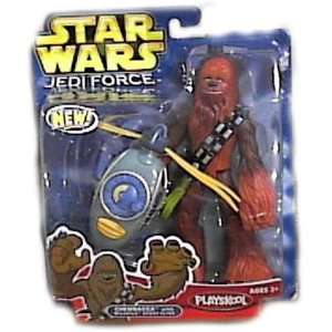   Force Chewbacca Action Figure with Wookiee Scout Flyer Toys & Games