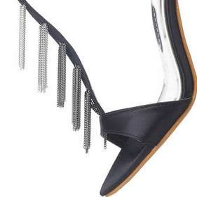 Women Ankle T strap Tassels Stilettos Sandals Shoes 1iQ  