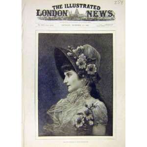  Blanche Portrait Lady Bonnet Semenowsky Fine Art 1890 