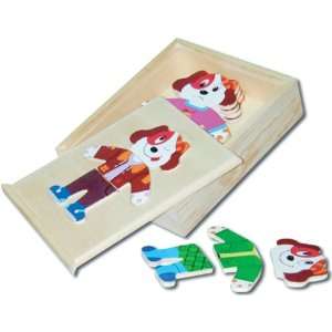  Puzzled Puzzle Box Medium   Dog Wooden Toys: Toys & Games
