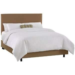 Khaki Microsuede Slip Cover Bed (Full):  Kitchen & Dining