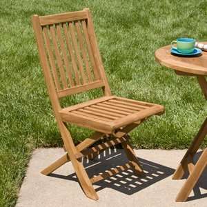 Holley Teak Wood Folding Chair:  Home & Kitchen