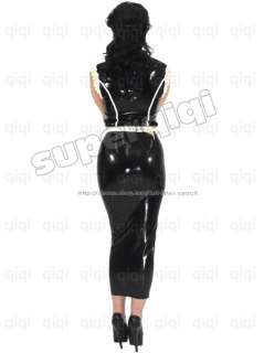 Latex/rubber .45mm Maid Uniform dress suit catsuit sexy  