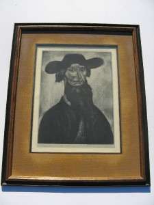 CHRISTIAN NEWSWANGER 1927 2005 LISTED AMISH MAN FRAMED  