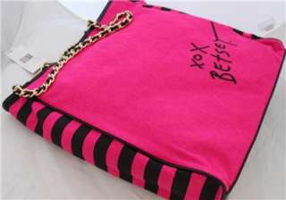 NWT Betsey Johnson XOX RAINING BETSEY Sequin TOTE Bag $98 BETSEYVILLE 