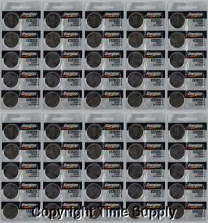 50 pcs 2032 Energizer Watch Batteries CR2032 CR 2032  