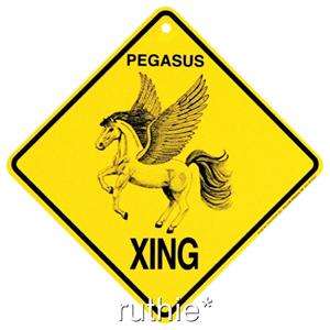 Pegasus Crossing Xing Sign New Made In USA  