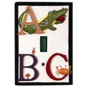  Kids Line My First ABC Switch Plate Cover, Multicolor 