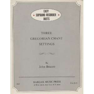  Settings Easy Soprano Recorder Duets John Bracco  Books