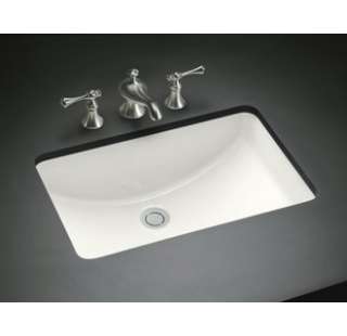 Kohler K 2214 0 White Ladena 18 Undermount Bathroom Sink  