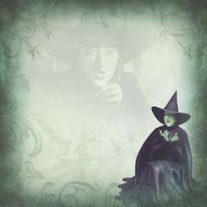  Wizard of Oz Scrapbooking Paper Wicked Witch Scene 