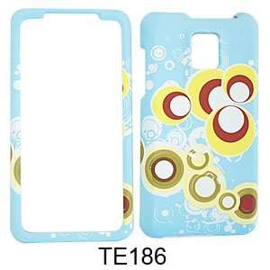  CELL PHONE CASE COVER FOR LG G2X / OPTIMUS 2X CIRCLES ON 