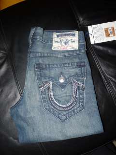   True Religion jeans Relaxed 28 x 34 $266 Rainbow 874596325874  