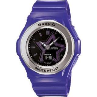 Casio BGA 103 6BDR Baby G Purple G Star Analogue / Digital UK Seller 