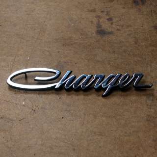 Dodge Charger sail panel emblem 68 69 70 script  