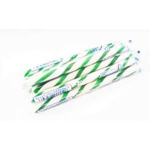 Wintergreen White & Green Old Fashioned Hard Candy Sticks: 10 Count 