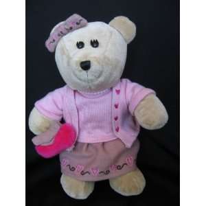  2007 Starbucks Bearista Bear Valentines Day Girl: Toys 