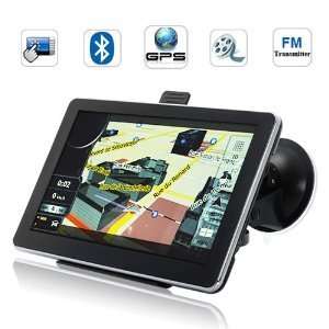 7 Inch Hd Touchscreen GPS Navigator (Bluetooth, Fm 
