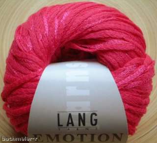 50g EMOTION Baumwolle / Cotton   Mix Farbe pink Garn f. Pullover Top 