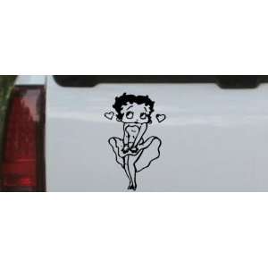  Betty Boop Skirt Cartoons Car Window Wall Laptop Decal 