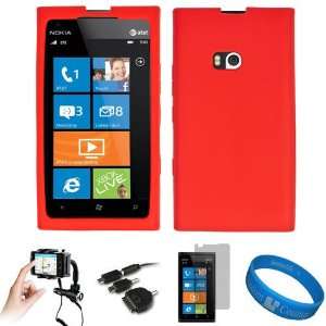  Soft Silicone Skin Cover for AT&T Nokia Lumia 900 Windows Phone 7 