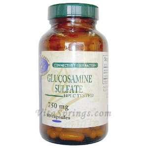 Glucosamine Sulfate 750 mg 80 Capsules: Health & Personal 