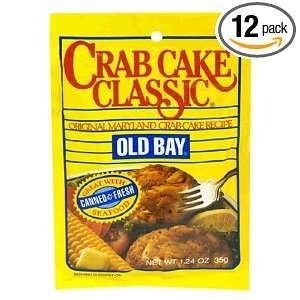 Old Bay Crab Cake Classic Crab Cake Mix, 1.24 Ounce Packets (Pack of 