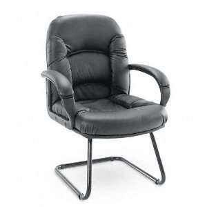  Alera® Nico Guest Chair, Black Leather: Electronics