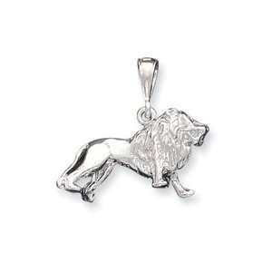  Sterling Silver Lion Charm QC911 Jewelry