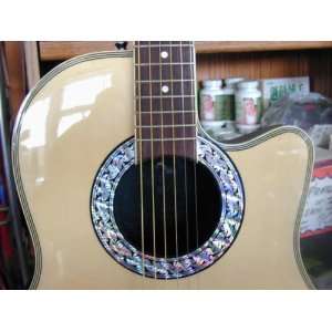  Acoustic shallow bowl Guitar w/4 band EQvation Musical 