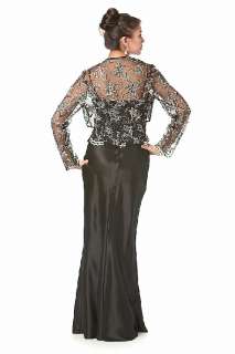 Mother Of the Bride Gown Burgundy OR Black dress PO2632  
