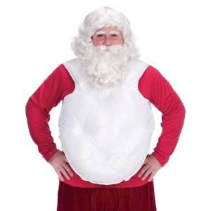  White Santa Suit Belly Stuffer: Home & Kitchen