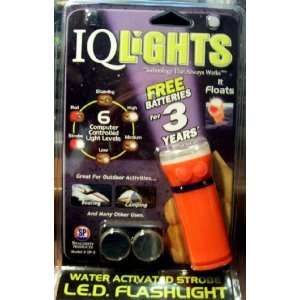  IQ Lights Water Activated Strobe LED Flashlight