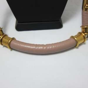 New NIB Authentic Burberry Prorsum Leather Necklace 12 length $690 