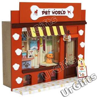   Miniature Model Kit with Light Pet World Store Shop NEW in Box