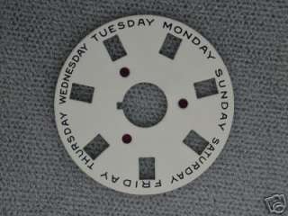 DAY DISC FOR ROLEX WATCH PRESIDENT WHITE 3055 SWISSPART  