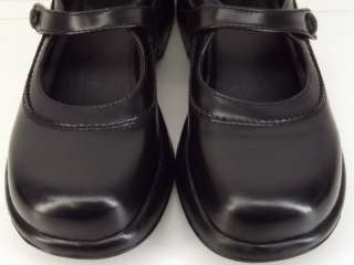 Womens shoes black leather comfort Dansko 40 9.5 10 M mary jane  