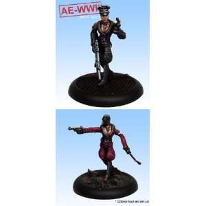  German Female Officer or NCO for AE WWII Miniature Game 
