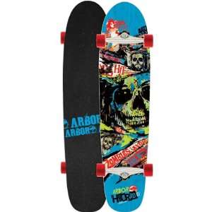 Arbor Hybrid GT Complete Skateboard w/ Free B&F Heart Sticker Bundle 