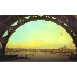  Hand Made Oil Reproduction   Canaletto   32 x 20 inches 