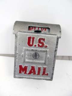 Antique/Vintage US Mail Box Cast Iron Still Banks  