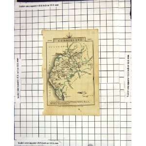   Map 1827 Cumberland Wigton Solway Firth Keswick