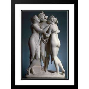  Canova, Antonio 28x38 Framed and Double Matted The Three 